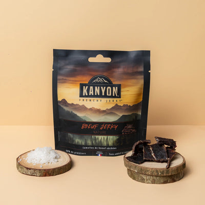 Jerky de boeuf nature Kanyon 50g viande séchée française